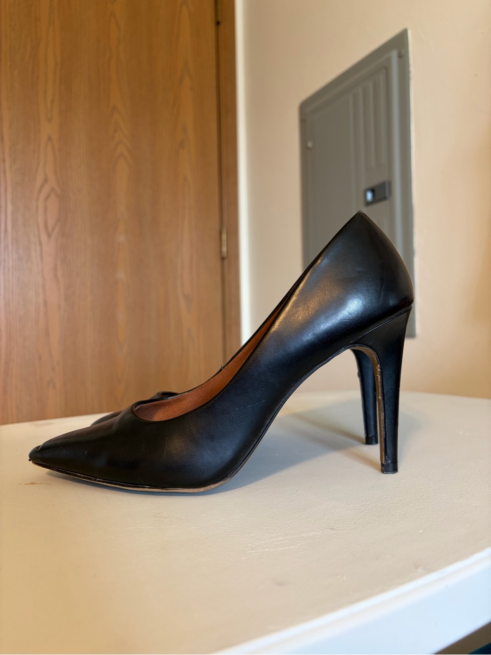 Christian Siriano Black Pointed Toe Stiletto Pump